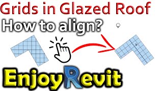 How to Align Grids Direction of Sloped Glazing Roof [upl. by Aztilem]