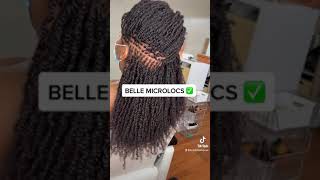 Belle Microlocs™ Twists that change to Locs [upl. by Aicekal]