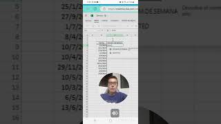 Cómo encontrar el número de semana en Excel juancarlosrivastovar excel tipsexcel yoteayudo [upl. by Aetnahc702]