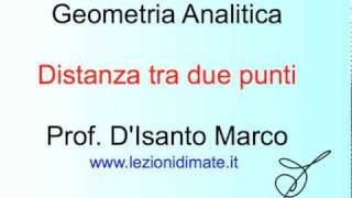 Distanza tra due punti sul piano cartesiano [upl. by Gasperoni]