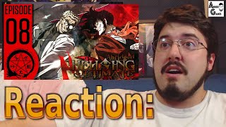 Hellsing Ultimate Abridged Ep8 Reaction AirierReacts [upl. by Yeltnarb]