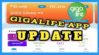 GigaLife App New Promo Update  Giga Life Application Update 2021 [upl. by Charley750]