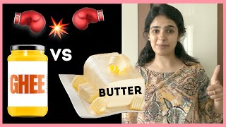 Ghee Vs Butter  Whats The Difference [upl. by Aicilyhp568]