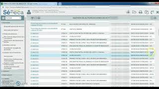 Crear autorizaciones de actividades en Séneca antes de diciembre de 2019 [upl. by Sherburne4]