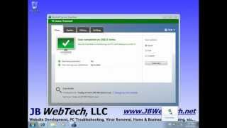 Microsoft Security Essentials Howto download install and run [upl. by Aisatana]