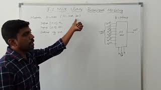 Design an 8X1 Multiplexer using Behavioral Modeling  Verilog HDL  Learn Thought  S Vijay Murugan [upl. by Donoho]