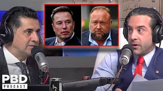 quotIt Got Heatedquot  Reaction to Elon Musk Alex Jones Vivek amp Tate Twitter Spaces [upl. by Aneelahs]