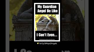 My Guardian Angel Be LikeMEME  I Cant Even 😇🤣✨ shorts guardianangelmeme [upl. by Shimkus]