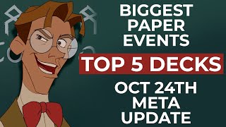 Post Miami  Meta Report  October 24th  Disney Lorcana [upl. by Triley]