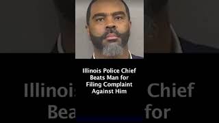 Chief of Police Attacks Man Filing Complaint Against Him  Carl Scott  Robbins Illinois [upl. by Akirdna296]