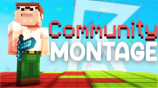 OFFICIAL Ranked Bedwars Community Montage [upl. by Naffets]