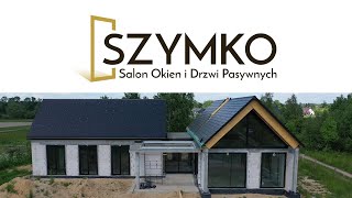 Szymko  Montaż okien aluminiowych system przesuwny HST montaż szczelny Szymko Białystok [upl. by Brinson]