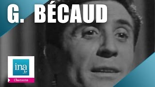 Gilbert Bécaud quotQuand il est mort le poètequot live officiel  Archive INA [upl. by Kcirdes]