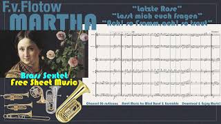 FlotowMARTHA Brass Sextet Free Sheet Music Download 06 rusticana Ensemble Collection [upl. by Ecnav]