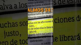 MUCHAS SON LAS AFLICCIONES DEL JUSTO PERO DE TODAS ELLA ME LIBRARÁ JEHOVÁ [upl. by Kenton]