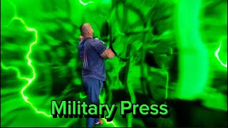 Military Press 🏋️‍♀️💪🏽 shortsvideo motivation militarypress gym workout fitness youtube [upl. by Phillips445]