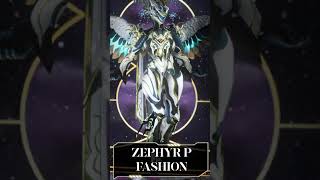 WARFRAME Zephyr Prime Fashionframe  Angelic Falcon tennocreate tennogen warframe zephyr shorts [upl. by Araiet]