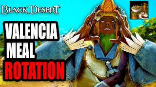 Valencia Meal Rotations for Imperial Turn In  Black Desert Online [upl. by Craggie550]