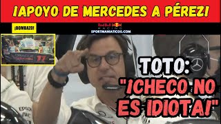 ¡¡¡MERCEDES DENUNCIA EL SABOTAJE A SERGIO PÉREZ quotCHECO NO ES IDIOTAquot [upl. by Macgregor]