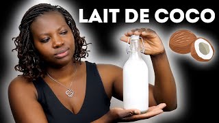 Comment faire du LAIT DE COCO Maison 🥥 avec des NOIX DE COCO Fraiches [upl. by Leunamesoj433]