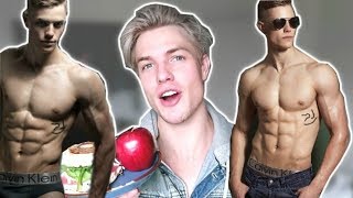 The EXACT 4 Meals A MALE MODEL Eats IN A DAY [upl. by Enyrb]