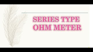 Series Ohm Meter Full Vedio youtube [upl. by Notneuq]