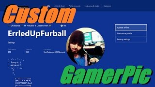 Xbox One New Dashboard Experience  Custom GamerPic [upl. by Prisca885]