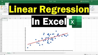 How To Perform Simple Linear Regression In Excel [upl. by Zadack]