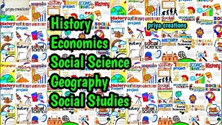 social science project design  social studies project design  economics  history  geography [upl. by Anjanette]