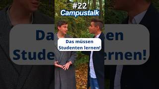 Campustalk  Das müssen Studenten lernen student straßenumfrage interview [upl. by Emil]