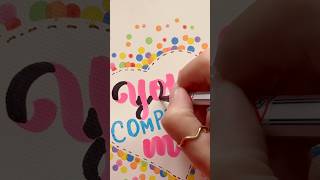 Lettering Challenge  Sent It to Your Lover short nhuandaocalligraphy lovecard diy [upl. by Morville]