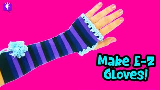 Fast amp EZ Gloves HowTo CROCHET Costume Gloves by HobbyMom [upl. by Kciredor]