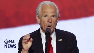 WATCH Peter Navarro speaks at 2024 Republican National Convention  2024 RNC Night 3 [upl. by Ardnuahs]