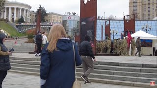 Another Memorial of fallen Ukrainian soldiers on Maidan Square [upl. by Harlow]