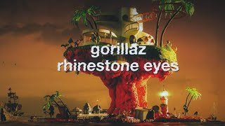 Gorillaz  Rhinestone Eyes Spanish Lyric Video [upl. by Naitsyrk379]