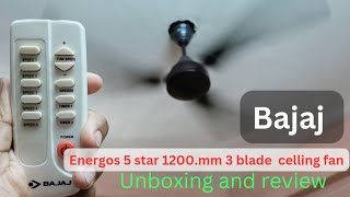 Bajaj bldc ceiling fan unboxing and review best ceiling fan unboxing [upl. by Claude]