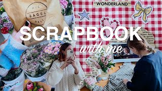 SCRAPBOOK WITH ME ☆ howto layout a scrapbook page [upl. by Ettenuj281]