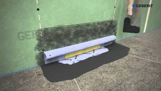 Geberit Wall Drainage amp Duofix Installation [upl. by Nodnyl]