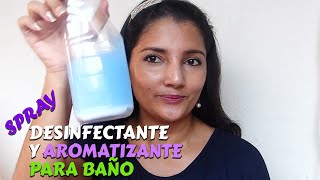 Como hacer Aromatizante y Desinfectante Casero para el Baño [upl. by Nellak]