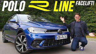 VW Polo RLine driving REVIEW 2022 facelift 10 TSI [upl. by Leeth]