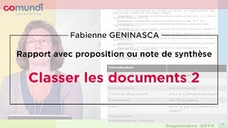 Note de synthèse 45  classer les documents II [upl. by Sell924]