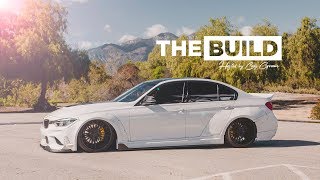 The Build  Flawless Bagged amp Burbling BMW F30 340i [upl. by Esylle647]