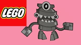 How to Build LEGO Mixels  Screen Mixel  Stop Motion Build  Bricks and Clay Play [upl. by Ysor]