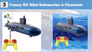 Top 5 Best Mini RC Submarine 2022 [upl. by Siroval176]