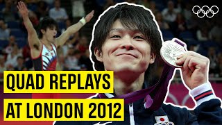 All Uchimura Kohei 🇯🇵2012 floor routines at the same time [upl. by Relyhcs]