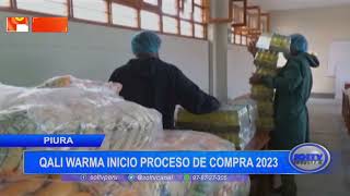 Piura Qali Warma inicio proceso de compra 2023 [upl. by Alaine]