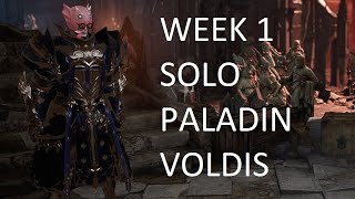 Lost Ark Week 1 Solo Paladin Voldis [upl. by Anirbas]