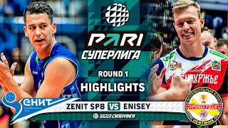 Zenit SPB vs Neftyanik  Round 1  Highlights  PARI SUPER LEAGUE 20232024 [upl. by Medardas]