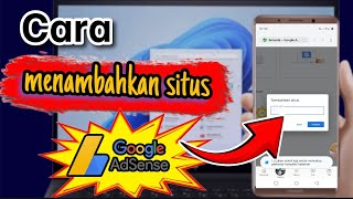 cara menambahkan situs di google adsense 2023 [upl. by Einalam]