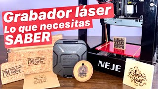 💥DESCUBRE la NEJE DK8KZ ⚡1000  3000mW ⚡ La MEJOR GRABADORA LÁSER para iniciarse [upl. by Naux]